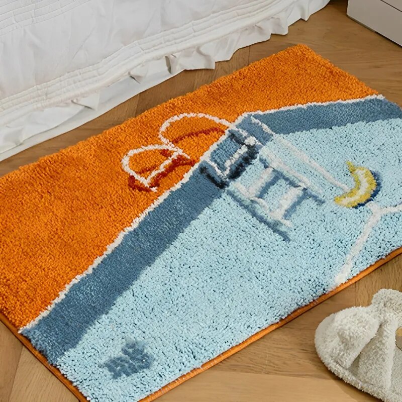 PlayStep – Tappeto Decorativo Creativo in Stile Pop per Bagno o Ingresso