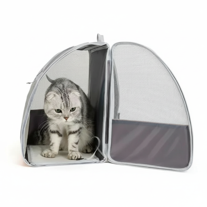 PetVoyage – Zaino Traspirante per Gatti con Design Ergonomico e Ventilazione Completa