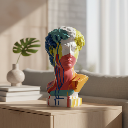 ArteClassico – Scultura Decorativa in Stile Rinascimentale con Design Elegante e Dettagli Realistici