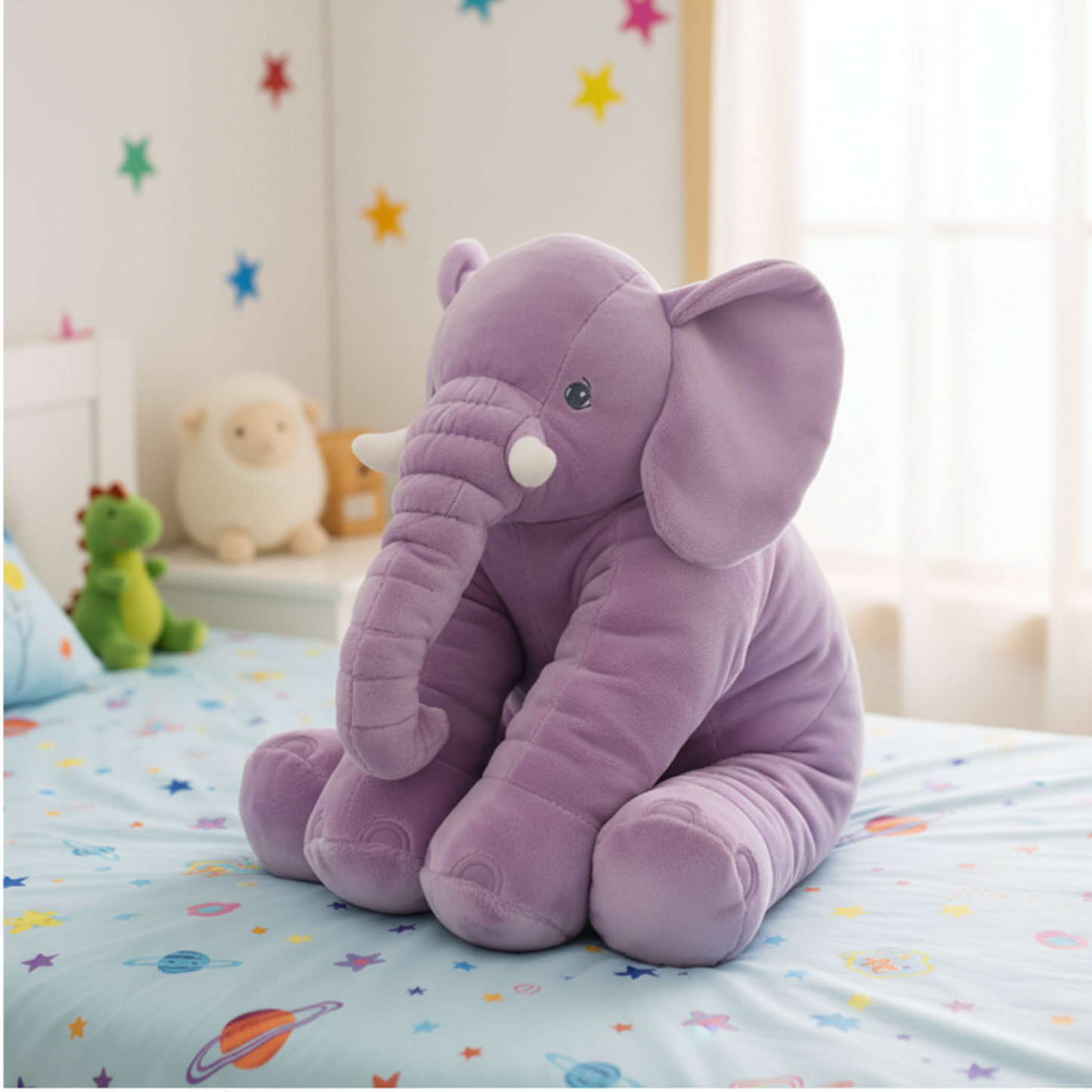 ElefantDream – Peluche Morbido Gigante per Bambini e Decorazione Camera da Letto