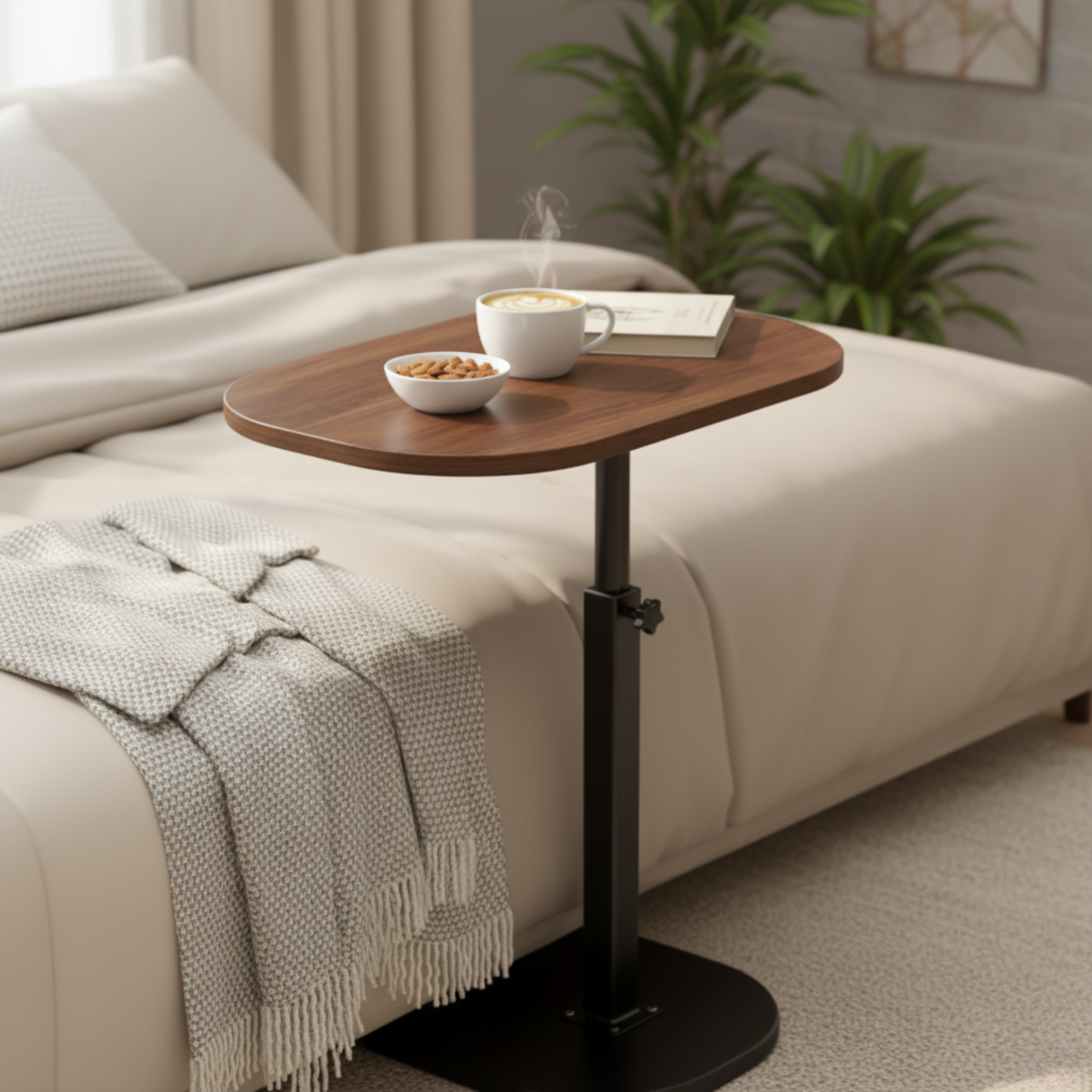 SofaDesk – Tavolino da Divano e Letto Regolabile con Design Salvaspazio Moderno
