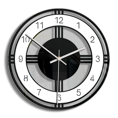 LineaTime – Orologio da Parete Geometrico Silenzioso in Stile Moderno