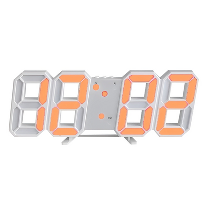 LumoDigit – Orologio Digitale da Parete con LED Luminosi e Design Moderno