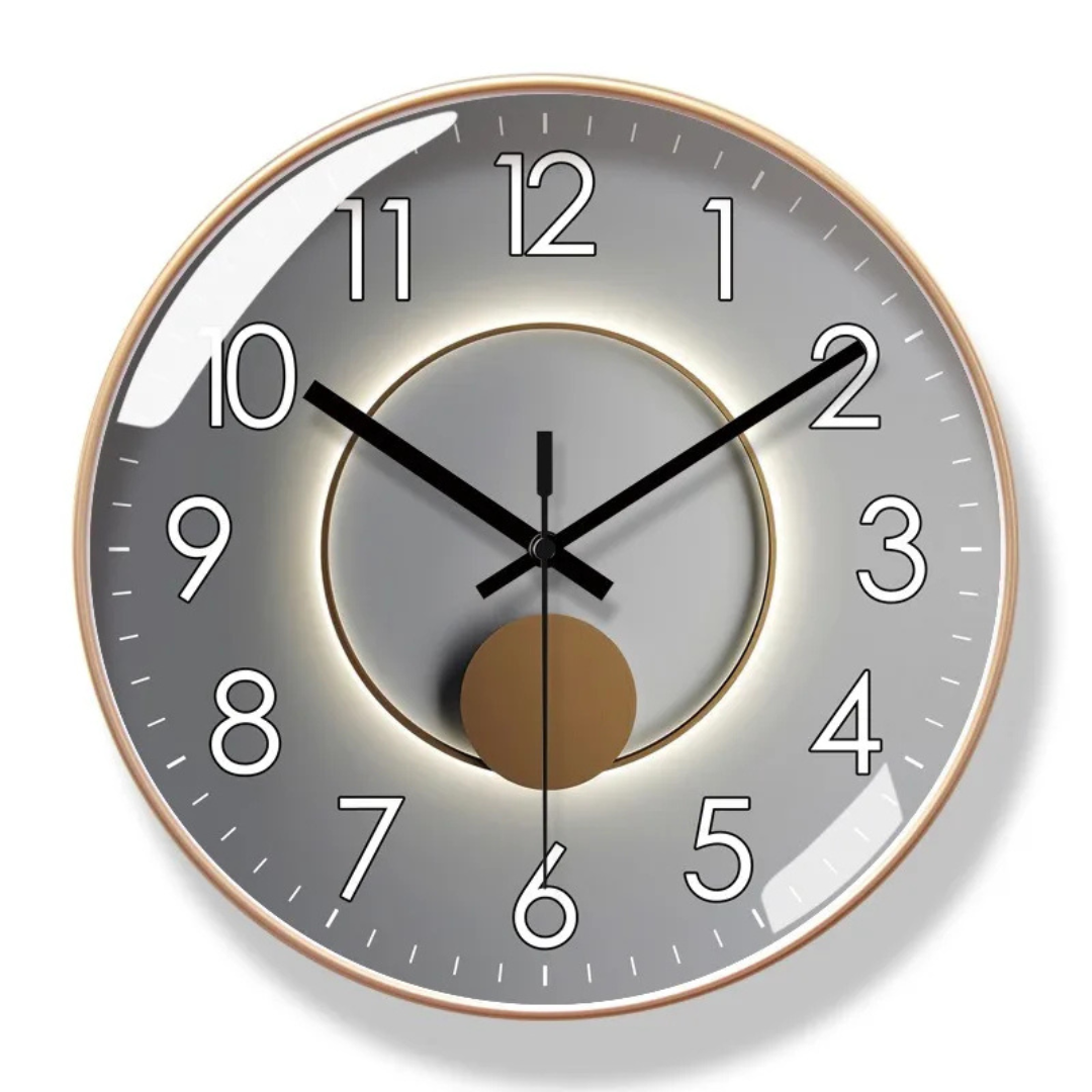 AuraShape – Orologio da Parete Moderno con Design Artistico e Meccanismo Silenzioso