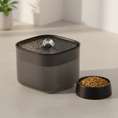 PuraFlow – Fontanella Automatica per Gatti con Filtro Silenzioso e Design Minimalista