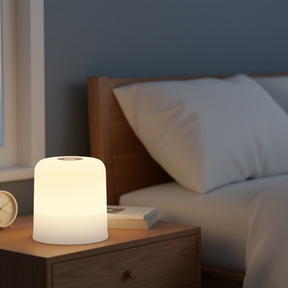LumiEase – Lampada Notturna Minimalista con Luce Calda e Design Moderno Ricaricabile