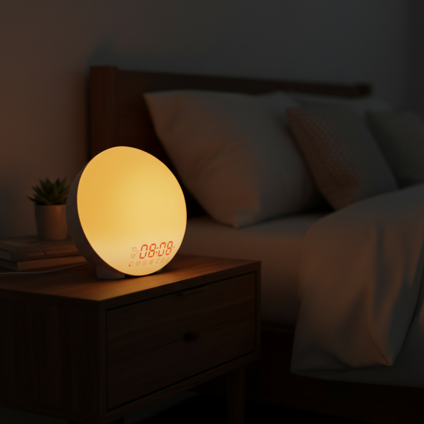 SunRise – Sveglia da Comodino Digitale con Simulazione Alba e Suoni Naturali Rilassanti