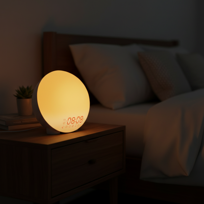 SunRise – Sveglia da Comodino Digitale con Simulazione Alba e Suoni Naturali Rilassanti