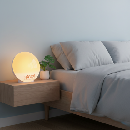 SunRise – Sveglia da Comodino Digitale con Simulazione Alba e Suoni Naturali Rilassanti