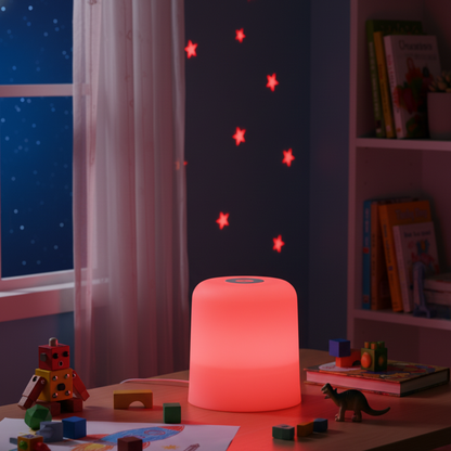 LumiEase – Lampada Notturna Minimalista con Luce Calda e Design Moderno Ricaricabile