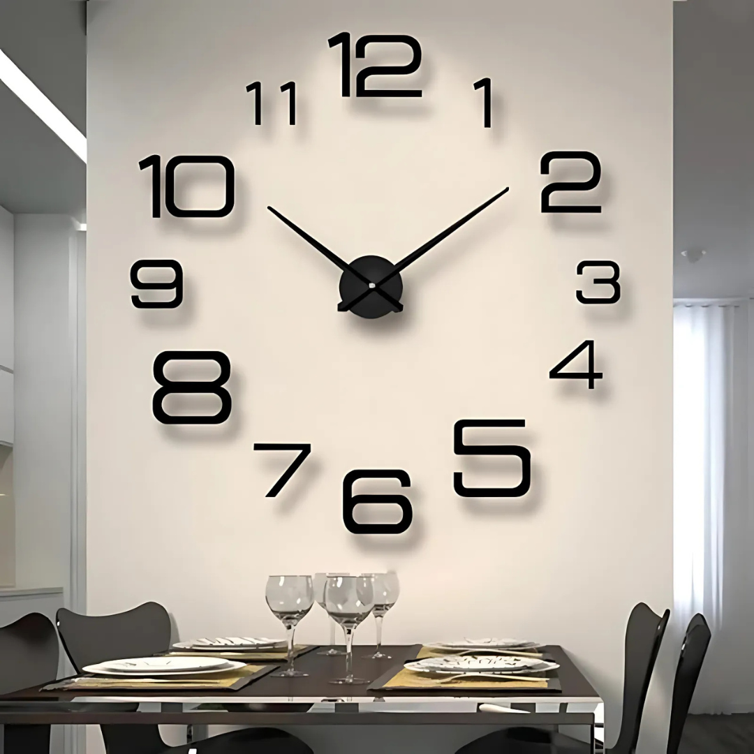 WallSphere – Orologio Adesivo da Parete 3D Moderno e Silenzioso