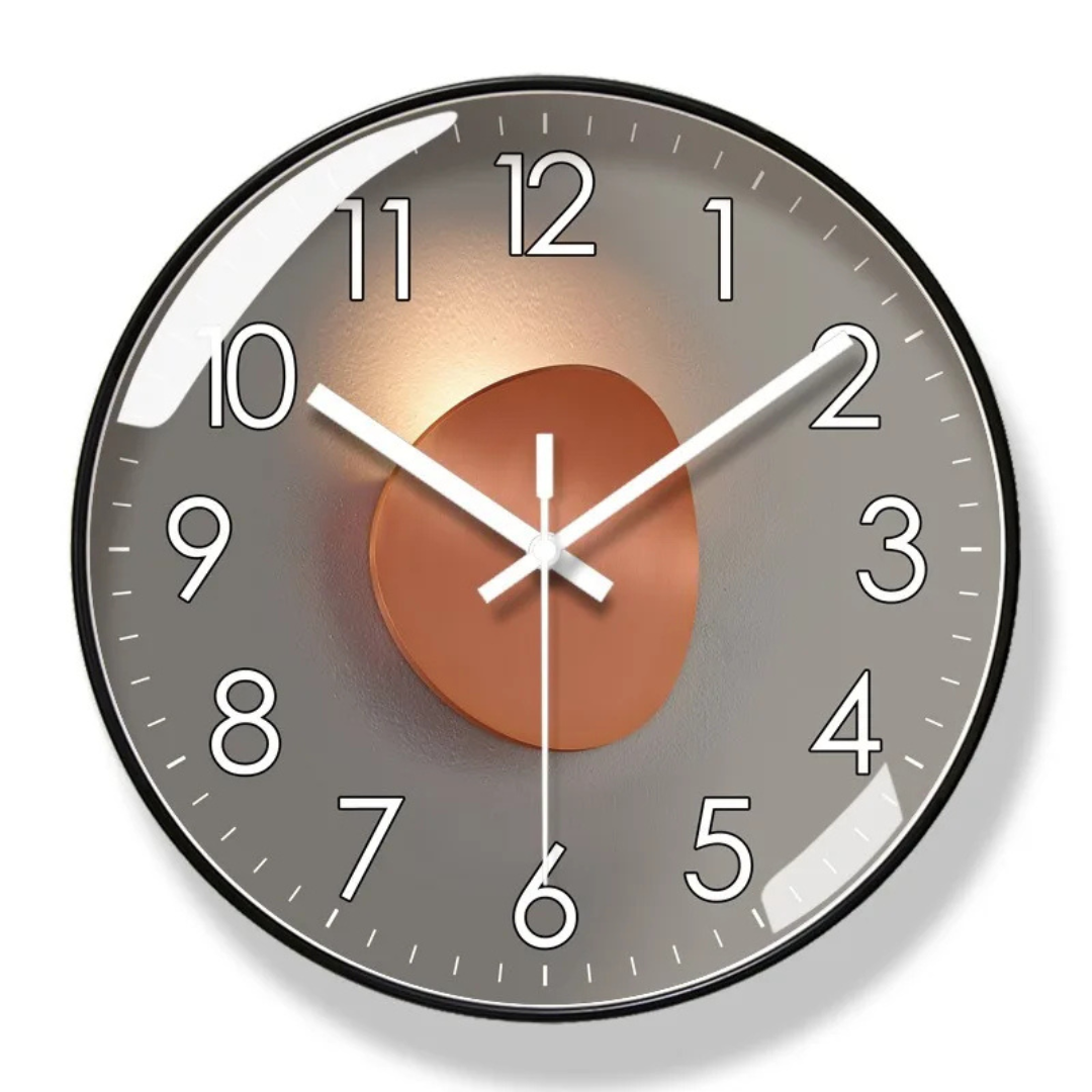 AuraShape – Orologio da Parete Moderno con Design Artistico e Meccanismo Silenzioso