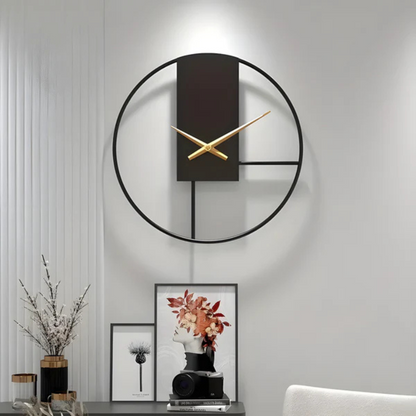 AxisFlow – Orologio da Parete Moderno in Stile Geometrico con Movimento Silenzioso