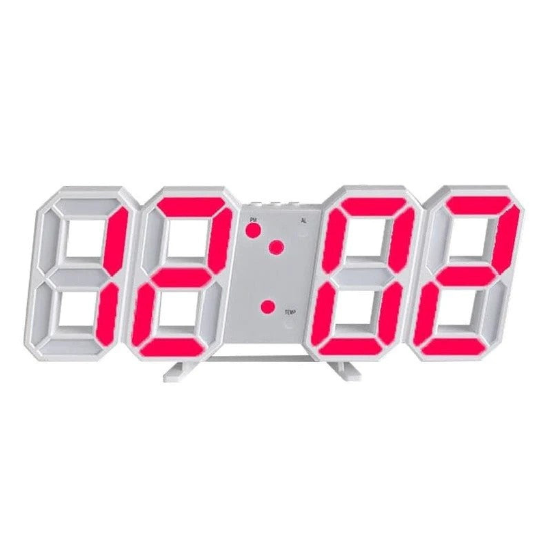 LumoDigit – Orologio Digitale da Parete con LED Luminosi e Design Moderno