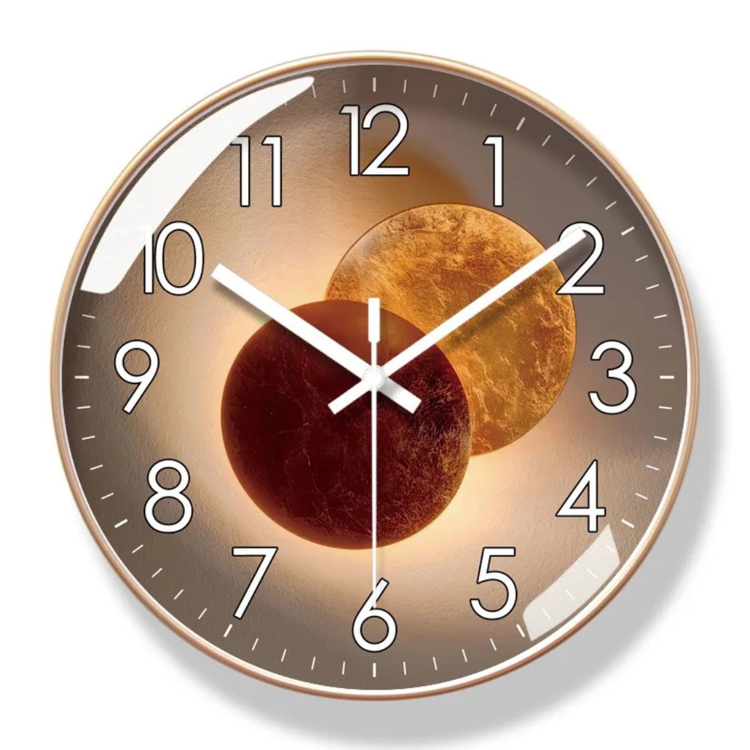 AuraShape – Orologio da Parete Moderno con Design Artistico e Meccanismo Silenzioso