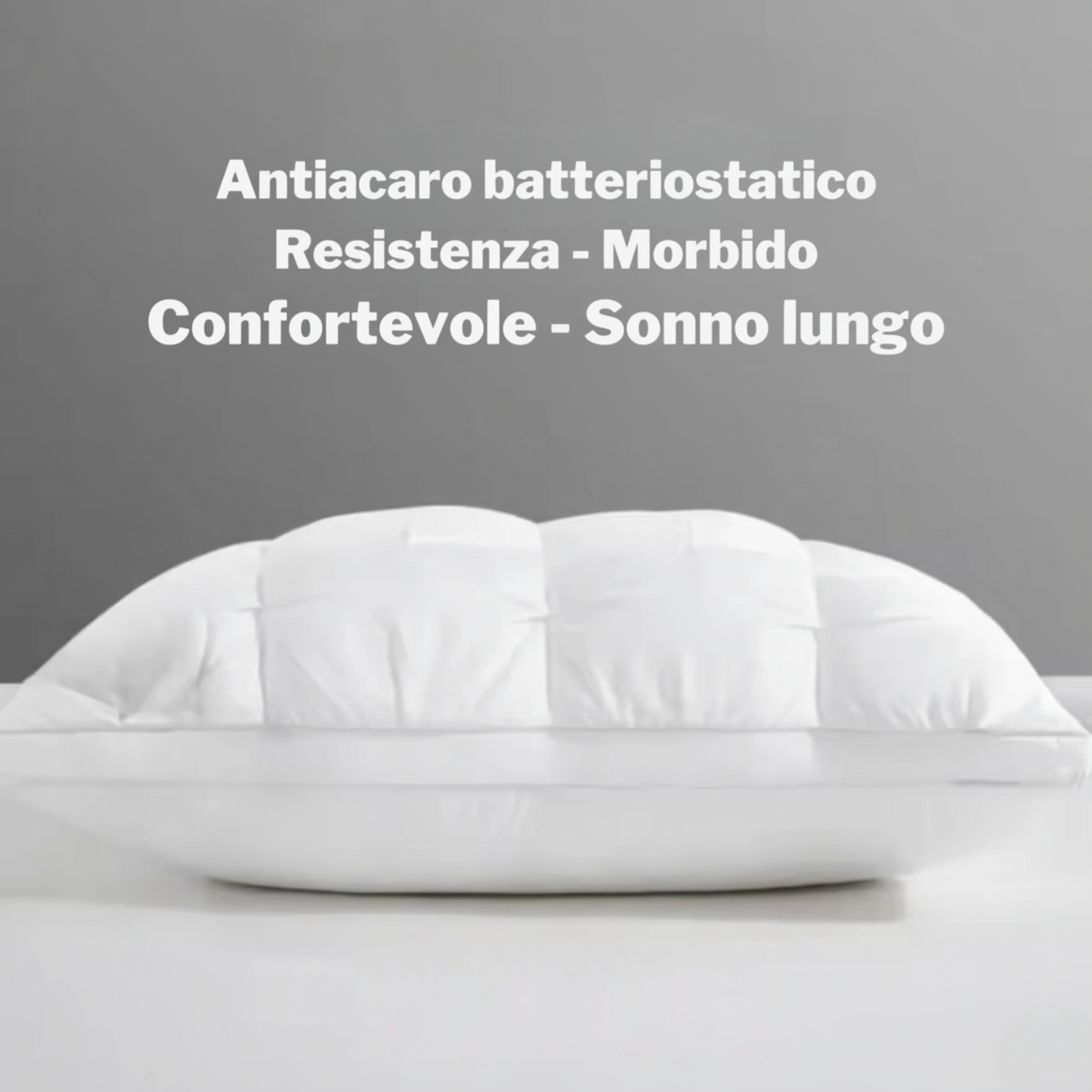 DreamPillow – Cuscino Letto Imbottito da 1000g con Morbidezza Extra e Supporto Confortevole