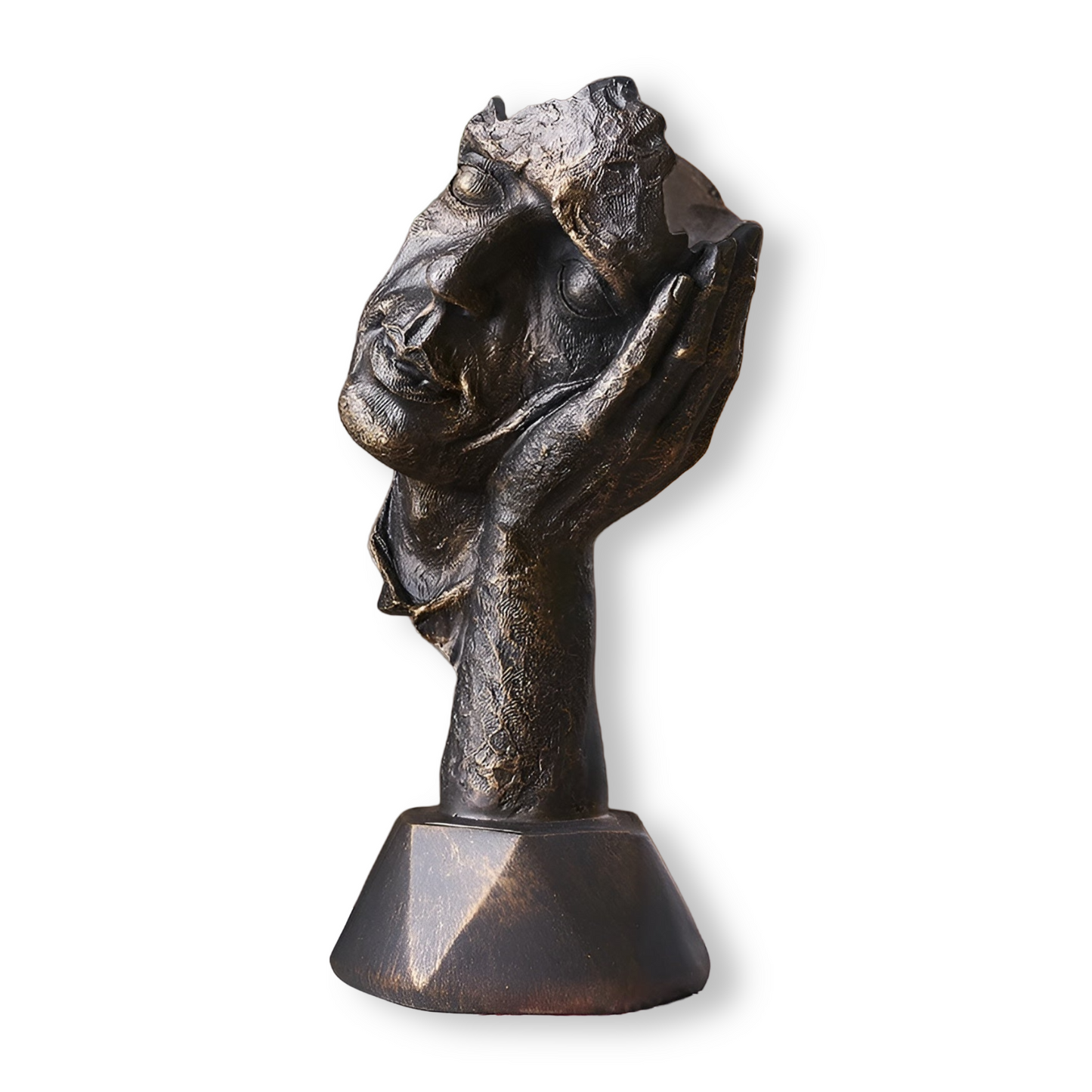 EternaMente – Scultura Astratta da Tavolo in Resina con Design Moderno ed Elegante