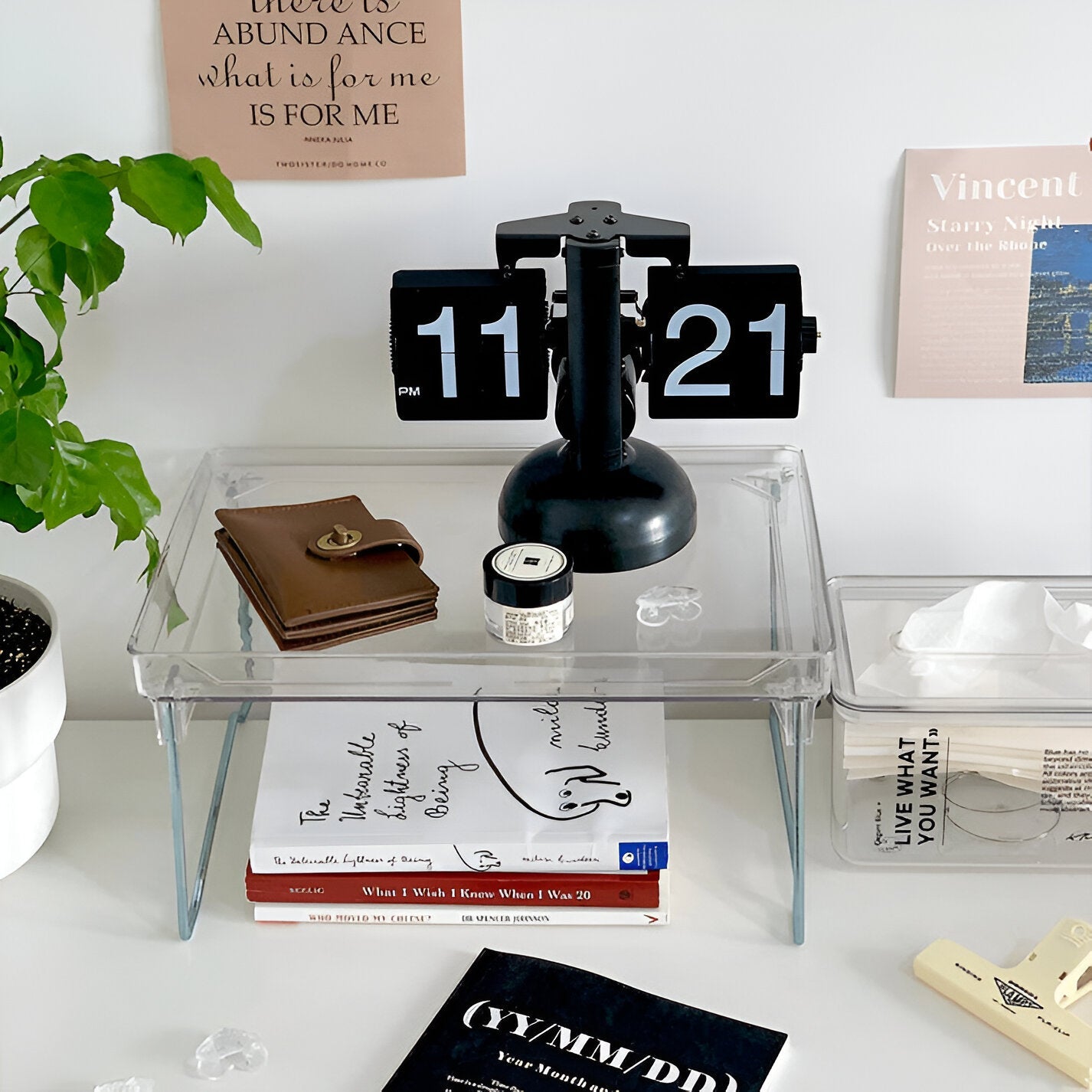 FlipRetro – Orologio da Tavolo Meccanico in Stile Vintage e Design Industriale