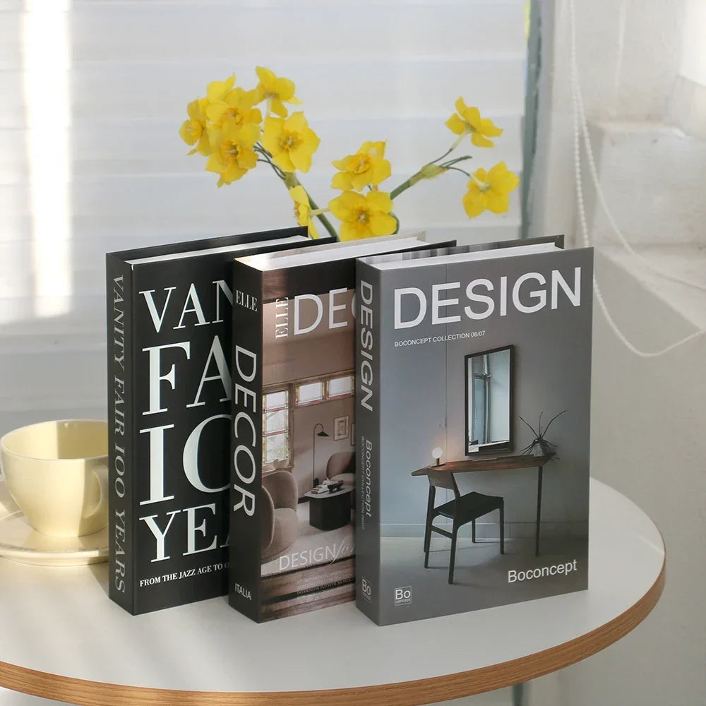 StyleTome – Libri Decorativi Moderni in Stile Monocromatico per Arredo da Tavolo o Libreria