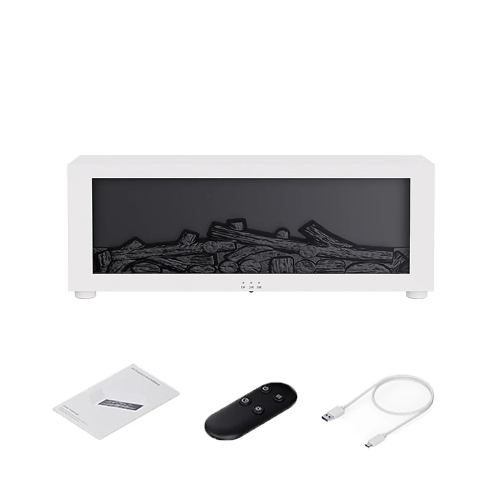FlameMist – Umidificatore a Fiamma con Effetto Camino Realistico e Design Elegante