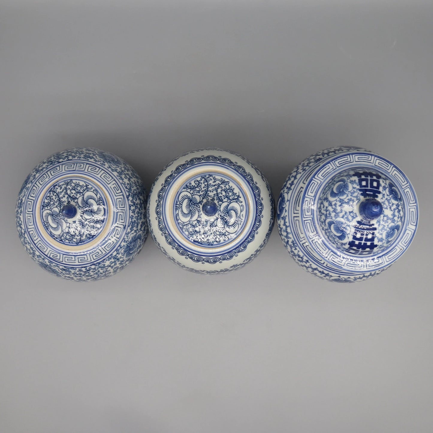 OrientJar – Vaso Decorativo in Ceramica con Coperchio e Motivi Floreali in Stile Classico Elegante