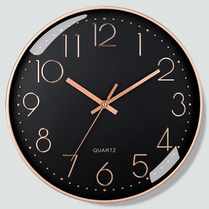 SlimTick – Orologio da Parete Minimalista con Numeri Grandi e Design Silenzioso Moderno