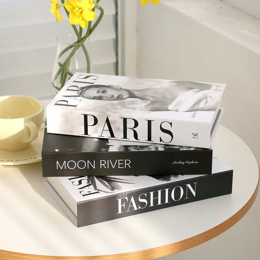 StyleTome – Libri Decorativi Moderni in Stile Monocromatico per Arredo da Tavolo o Libreria