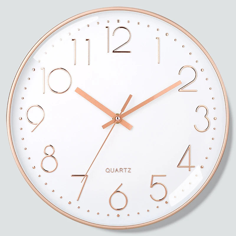 SlimTick – Orologio da Parete Minimalista con Numeri Grandi e Design Silenzioso Moderno