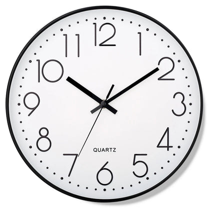 SlimTick – Orologio da Parete Minimalista con Numeri Grandi e Design Silenzioso Moderno