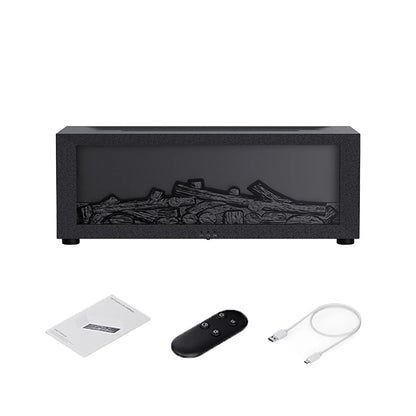 FlameMist – Umidificatore a Fiamma con Effetto Camino Realistico e Design Elegante
