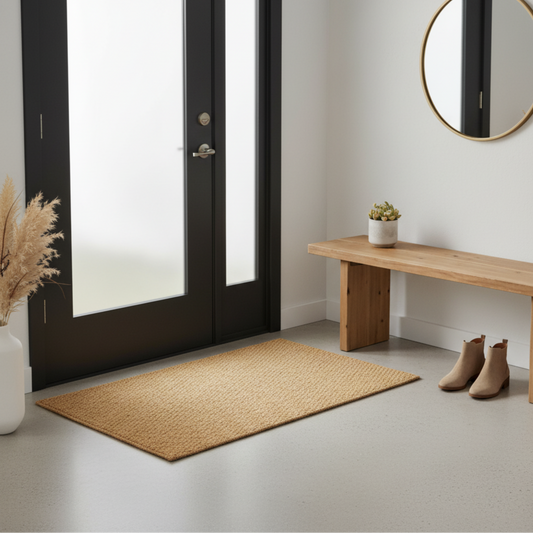SoftStep– Tappeto Antiscivolo Beige per Ingresso o Bagno