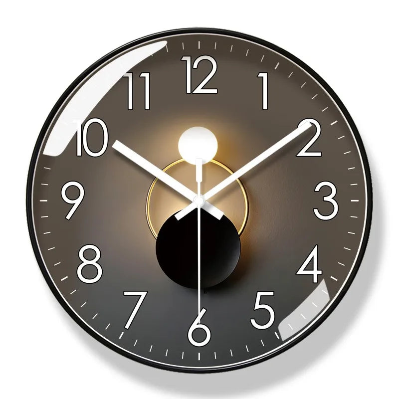 Orologio da parete AuraShape in soggiorno