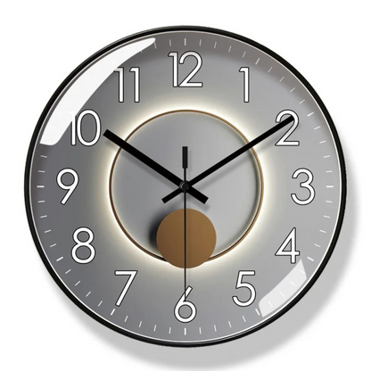 Orologio da parete AuraShape in ambiente moderno