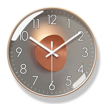 Orologio da parete AuraShape artistico, vista frontale