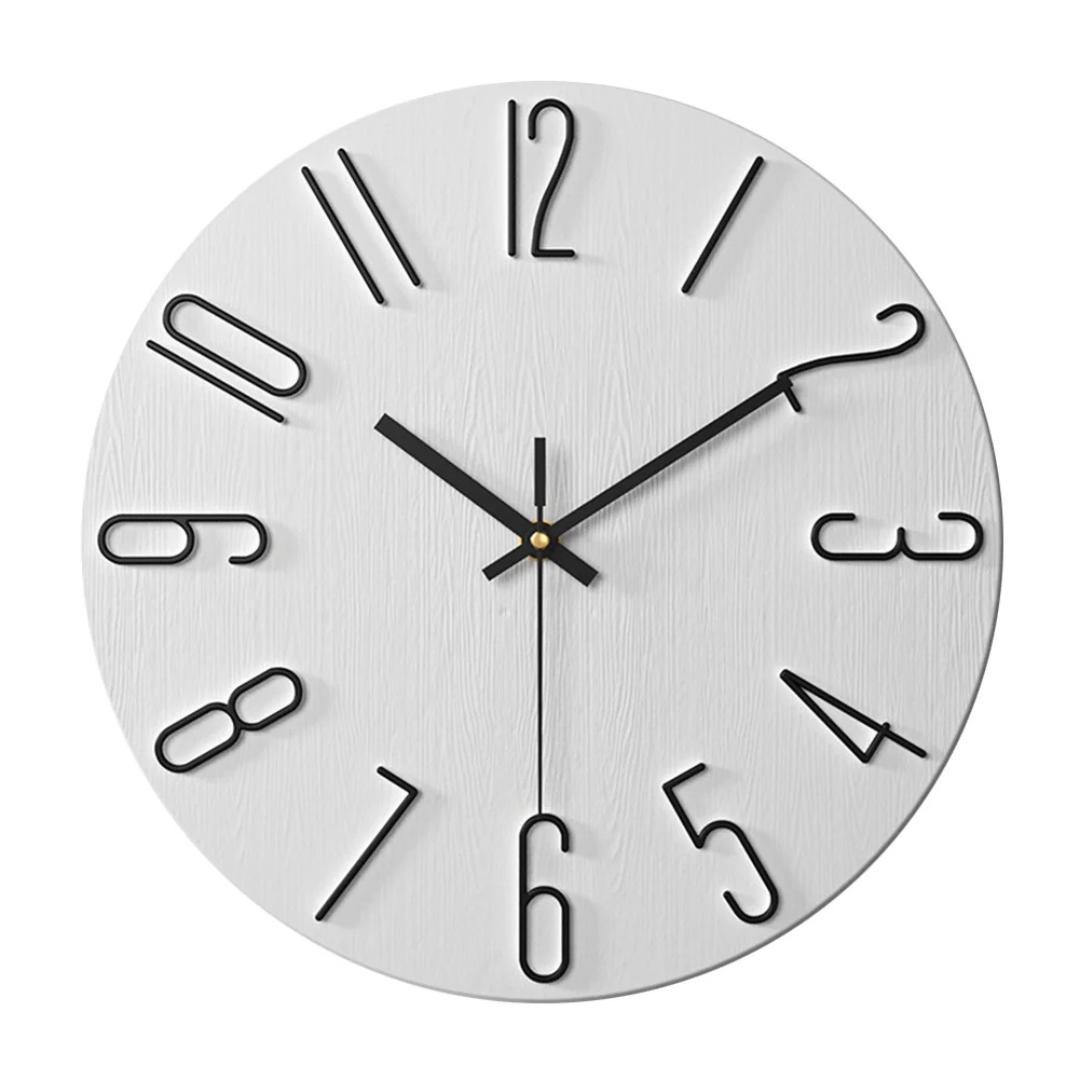 Orologio da parete FormaLine su parete chiara
