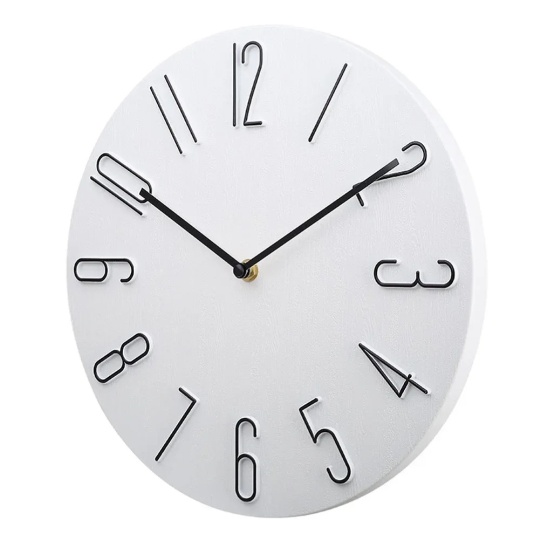 Orologio da parete LineaClock su parete chiara