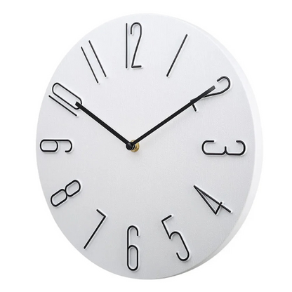 Orologio da parete LineaClock su parete chiara