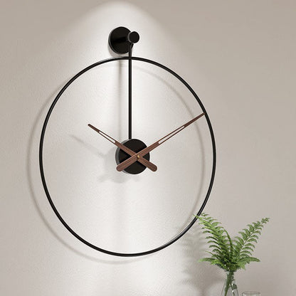 Orologio da parete moderno WallAxis a sospensione, vista frontale