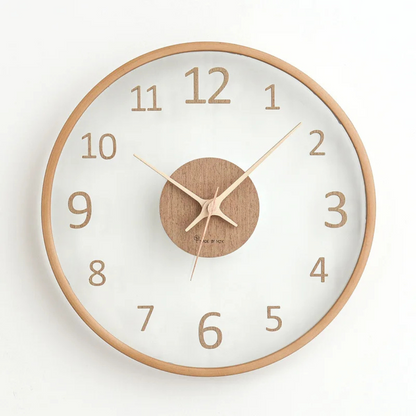 Orologio da parete WoodHush, vista laterale