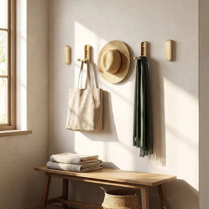 Appendiabiti da Parete Pieghevole – Attaccapanni Muro Salvaspazio