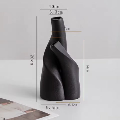 Formatwist – Vaso Decorativo Moderno con Design Scultoreo Astratto
